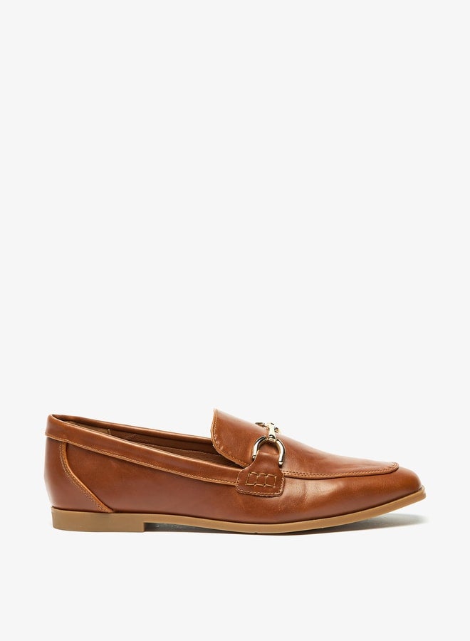 Celeste Women's Metal Accent Slip-On Loafers  - Image 3