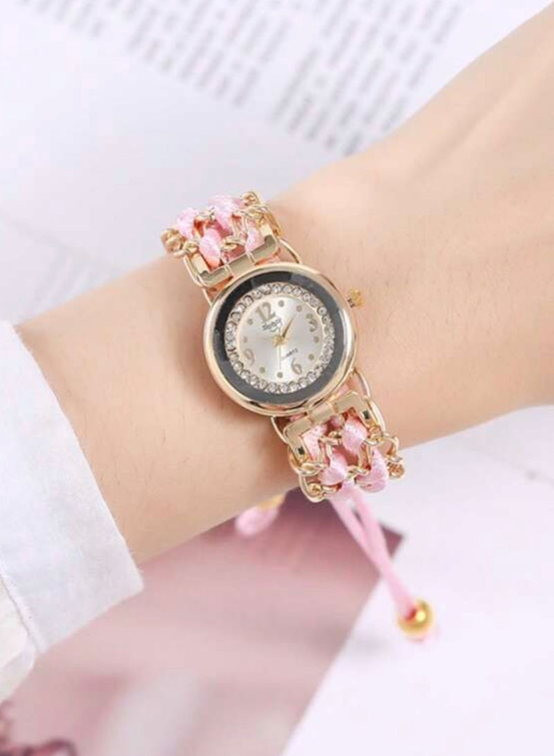 سلوجي ساعة نسائية أنيقة وعصرية بسوار قابل للتعديل - Image 1