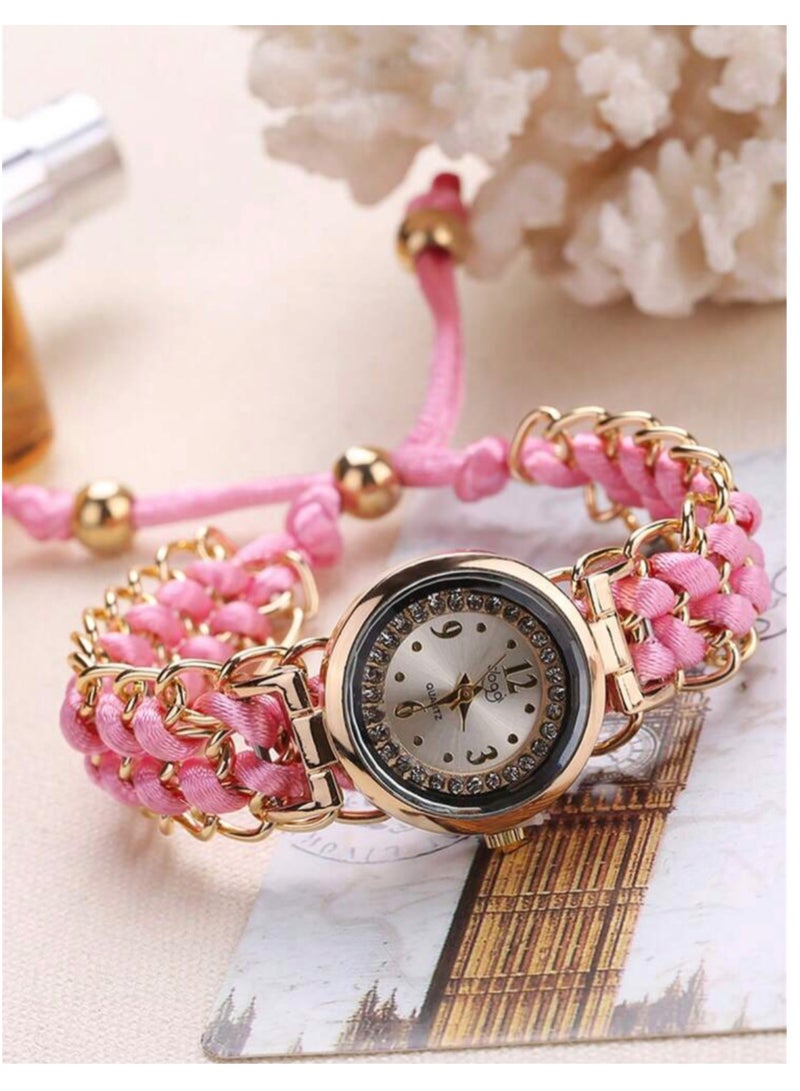 سلوجي ساعة نسائية أنيقة وعصرية بسوار قابل للتعديل - Image 2