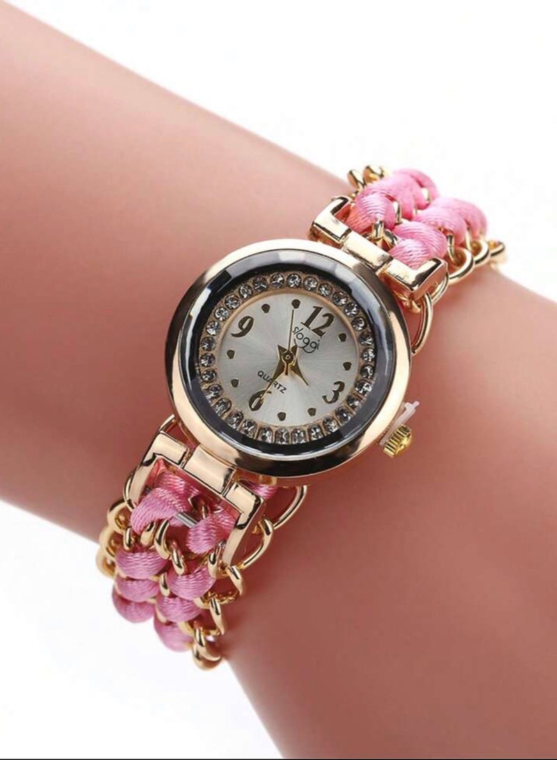 سلوجي ساعة نسائية أنيقة وعصرية بسوار قابل للتعديل - Image 3