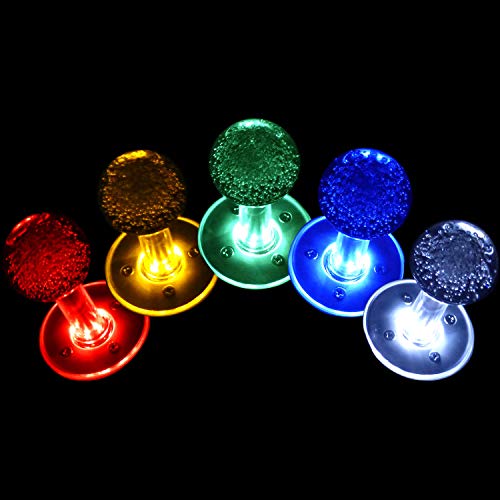 SJ@JX Arcade LED Joystick SANWA Style Fight Game Joystick LED Stick Retro Joy Circular Octagonal Limiter for Retro Pie Raspberry Pi MAME JAMMA - Image 5