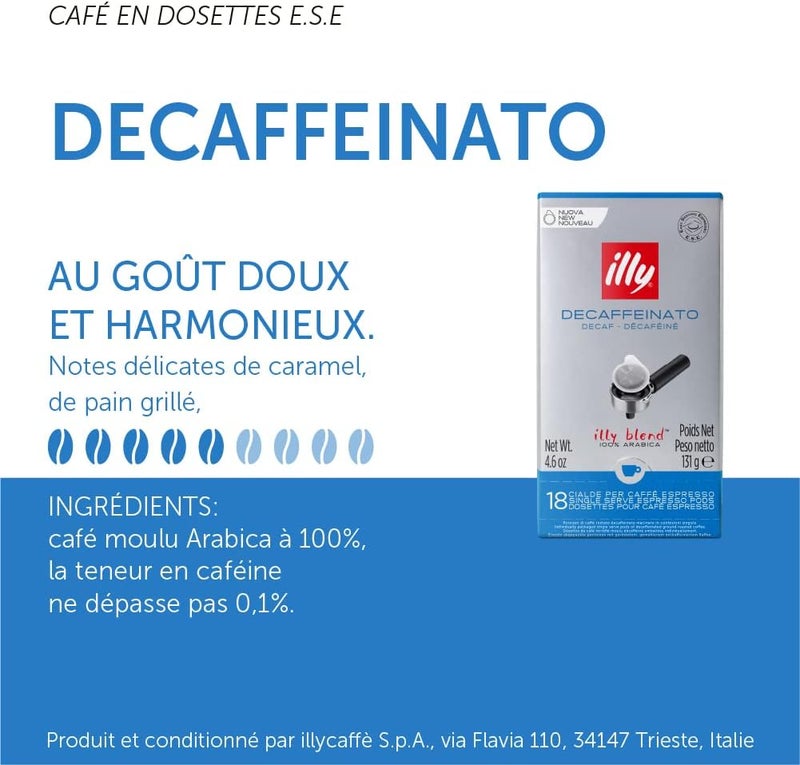 illy E.S.E. Pods Coffee - Decaf - 18 Count - Image 2