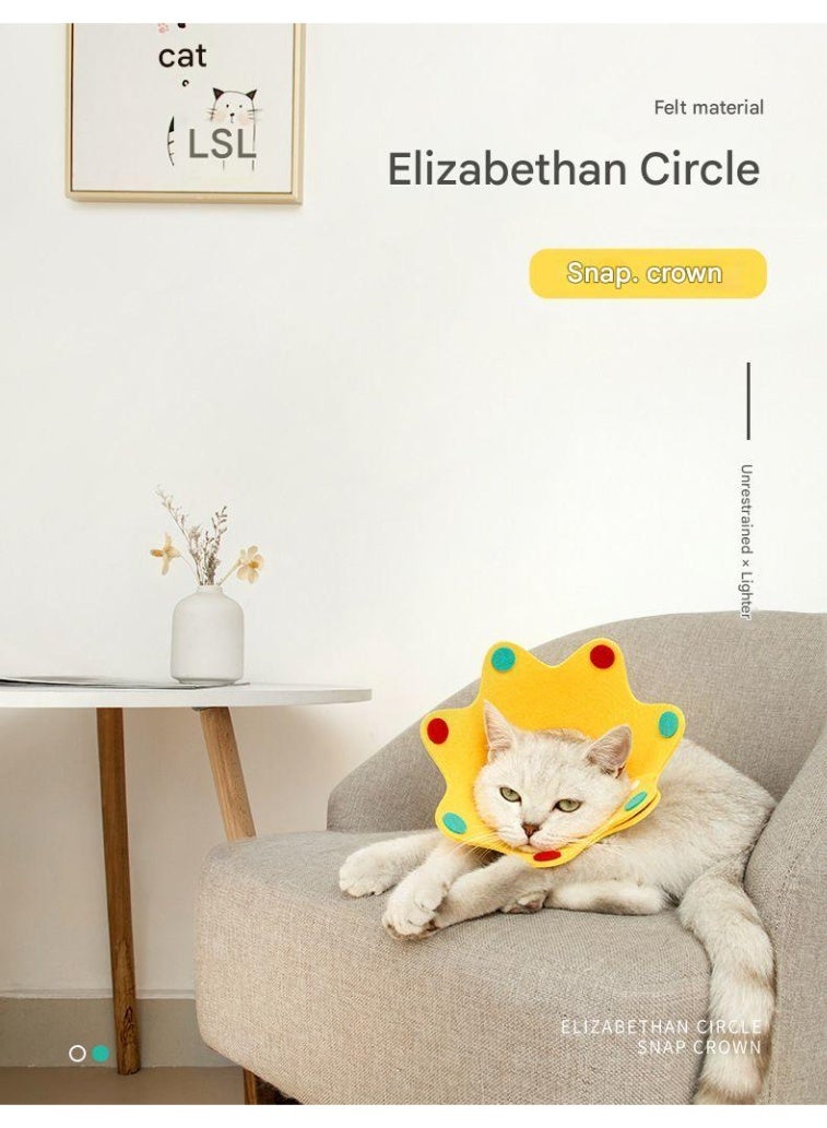 A.M sterilization collar Elizabethan collar cat anti-licking and anti-scratch head collar dog soft collar pet supplies - Image 3