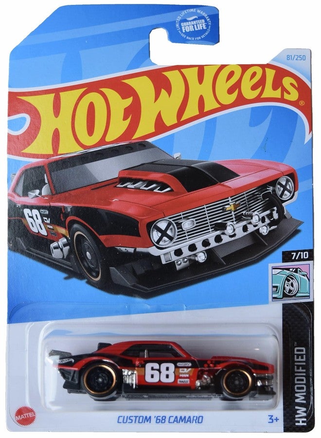 Matchbox Hot Wheels Custom '68 Camaro, HW Modified 7/10 [red/Black] 81/250