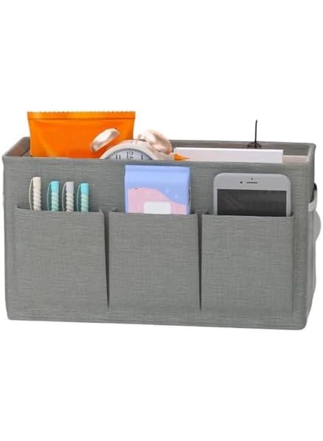 منضدة سرير جانبية قابلة للتعديل مع وحدة تخزين للهاتف والمجوهرات - Image 2