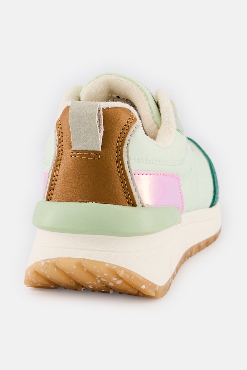 XOXO Women Lace Up Casual Shoes, Multicolor - Image 3