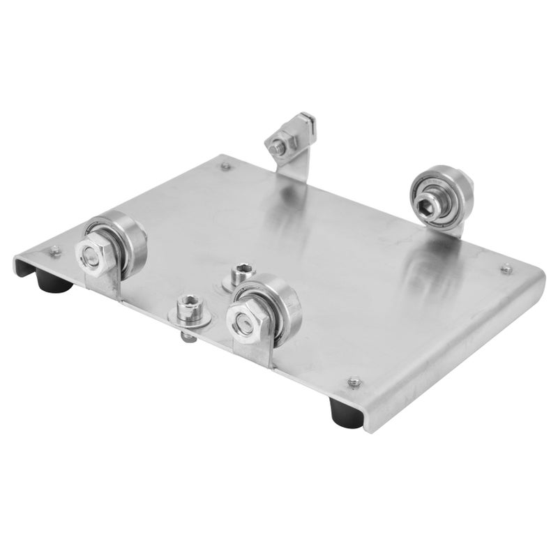 Glass Bottle Cutter: Diamond Cutter Head Stainless Steel Base - Non-slip Rubber Pad Metal Support Wheels Bottle Cutting Tool for DIY Home Decor Upcycling Craft Enthusiasts - Image 3