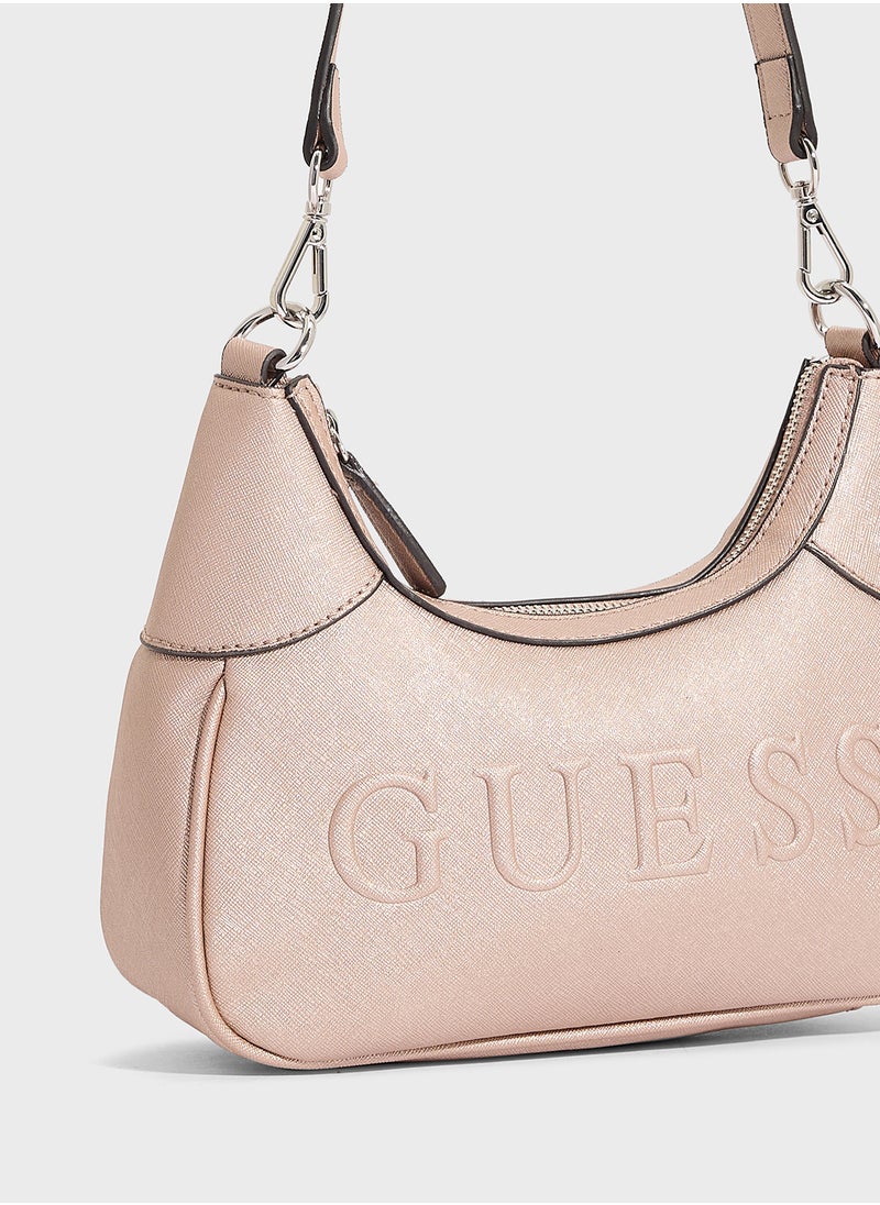 GUESS Berkton Mini Top Zip Over Satchels  - Image 3