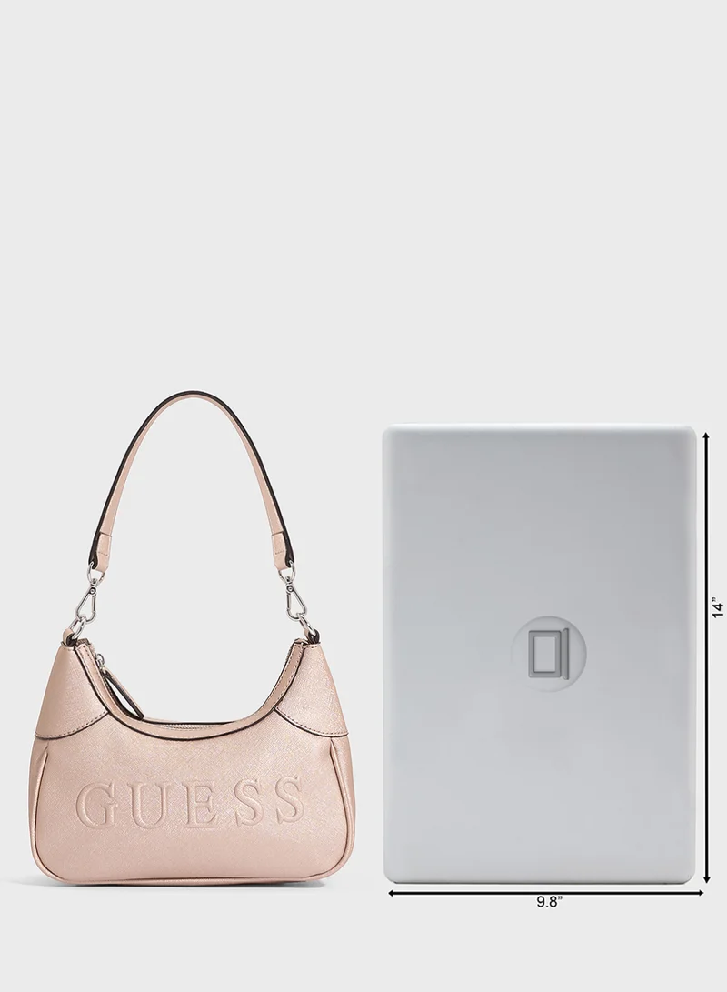 GUESS Berkton Mini Top Zip Over Satchels