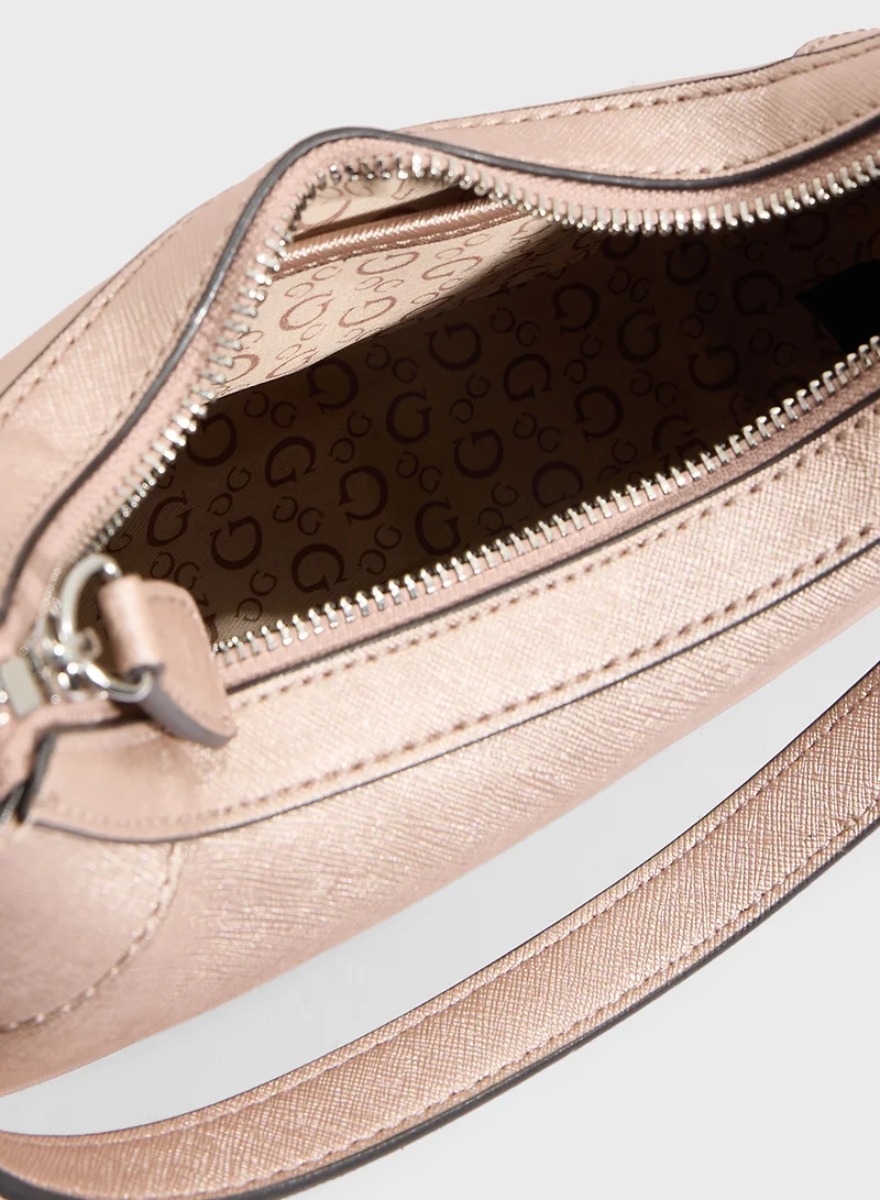 GUESS Berkton Mini Top Zip Over Satchels