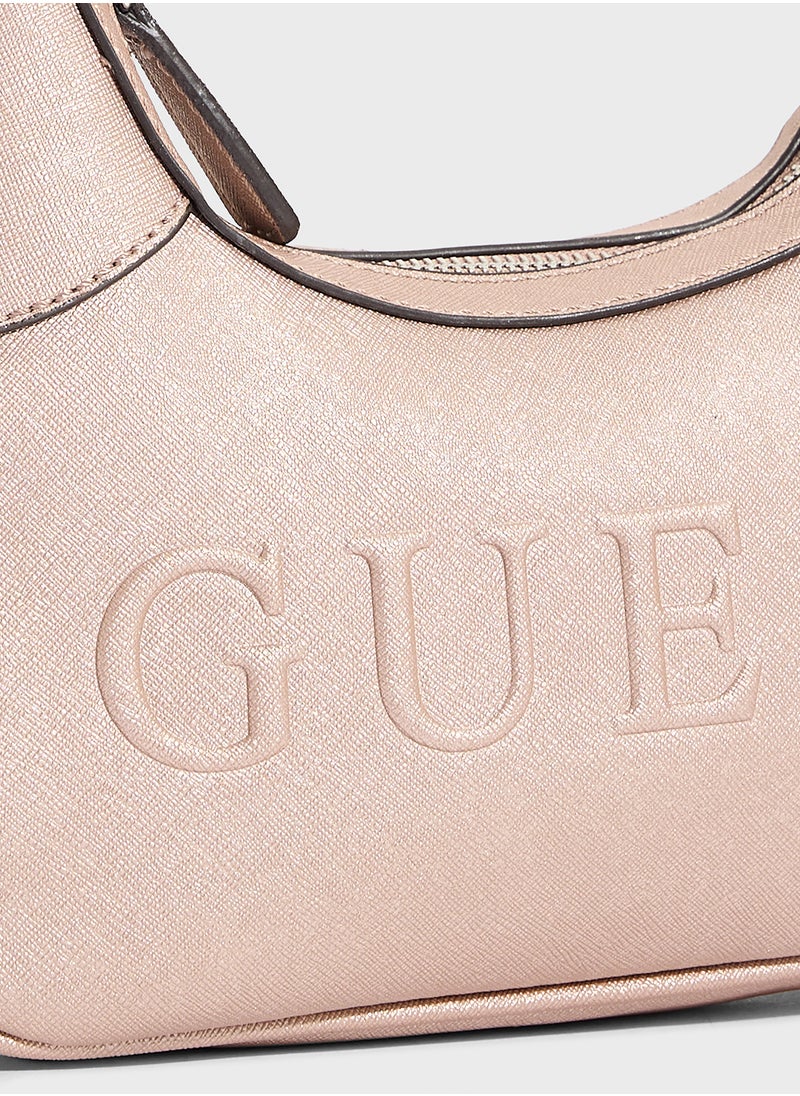 GUESS Berkton Mini Top Zip Over Satchels  - Image 4