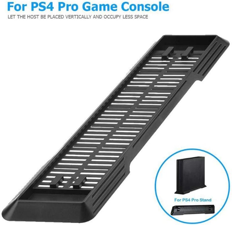 KlsyChry Vertical Stand for PS4 Pro PlayStation 4 Pro with Built-in Cooling Vents and Non-Slip Feet - Image 2