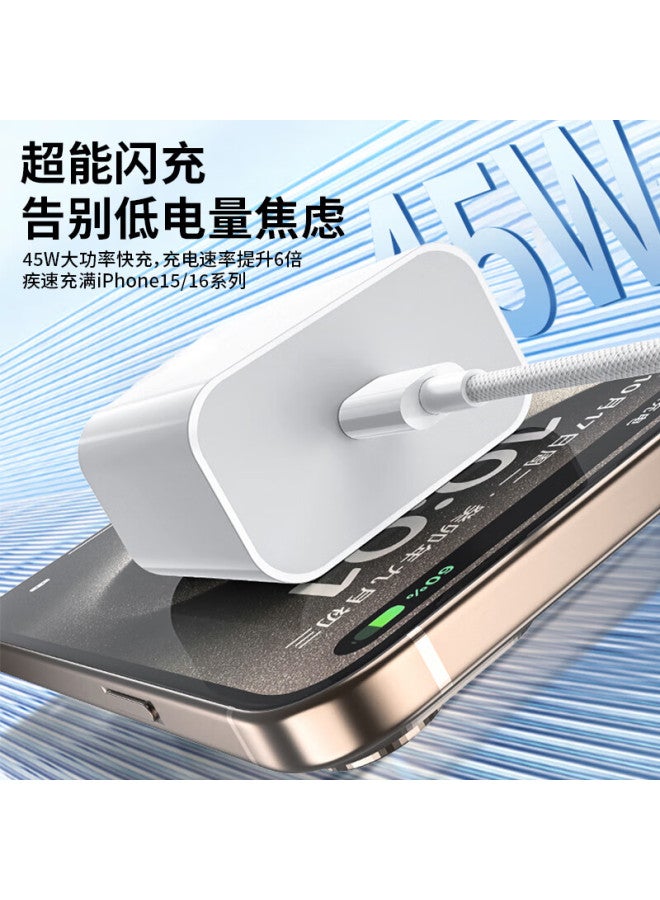 Ky Kangyou Apple Charger Pd45w Fast Charging Gan Adapter Compatible With Apple 17/16/15/14/13 Pro Max Plus/ipad Huawei Xiaomi