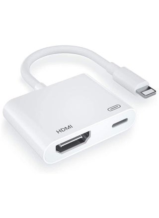 HDMI Adapter for iPhone to TV iPad to HDMI 1080P HD Digital AV Adapter(No Need Power) Video & Audio Sync Screen Connector Compatibility with iPhone 14/13/12/11/X/8/iPad/to HDTV Projector Monitor - pzsku/ZFB8C8D89C62AA017EC0DZ/45/1742977875/b7202257-bc7d-4014-a039-1fb90abb6cde