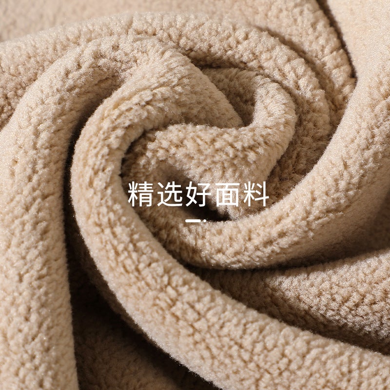 New Fleece-Lined And Thickened Thermal Underwear Set For Men And Women, Lamb Fleece Set, Austrian Fleece Thermal Tops And Bottoms - Image 5