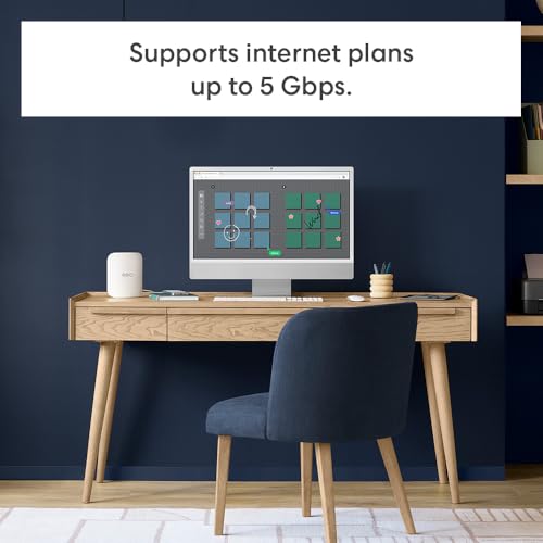 eero Amazon eero Pro 7 tri-band mesh Wi-Fi 7 router - Supports internet plans up to 5 Gbps, Coverage up to 2,000 sq. ft., 1-pack - Image 5