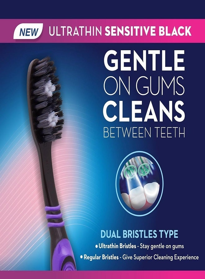 Oral-B Ultrathin Sensitive Black Toothbrush - 40 Extra Soft - Image 3