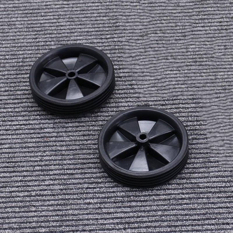 Black Rubber Training Wheels 3 Pairs Bike Stabilizer for Kids Balance Learning - Image 5