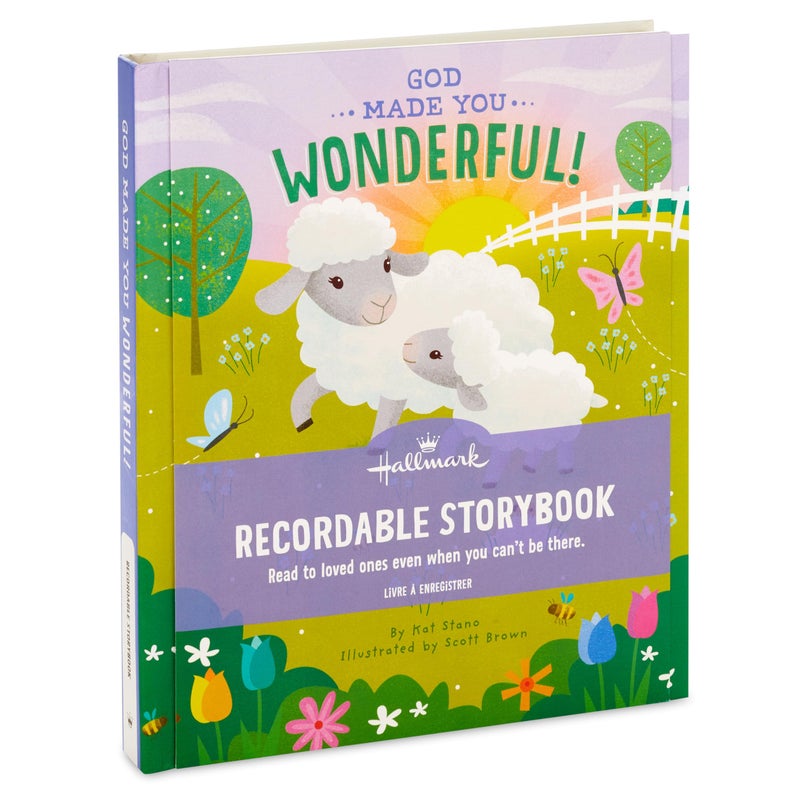 Hallmark Recordable Book for Children God Made You Wonderful Easter Basket Stuffers - Image 2