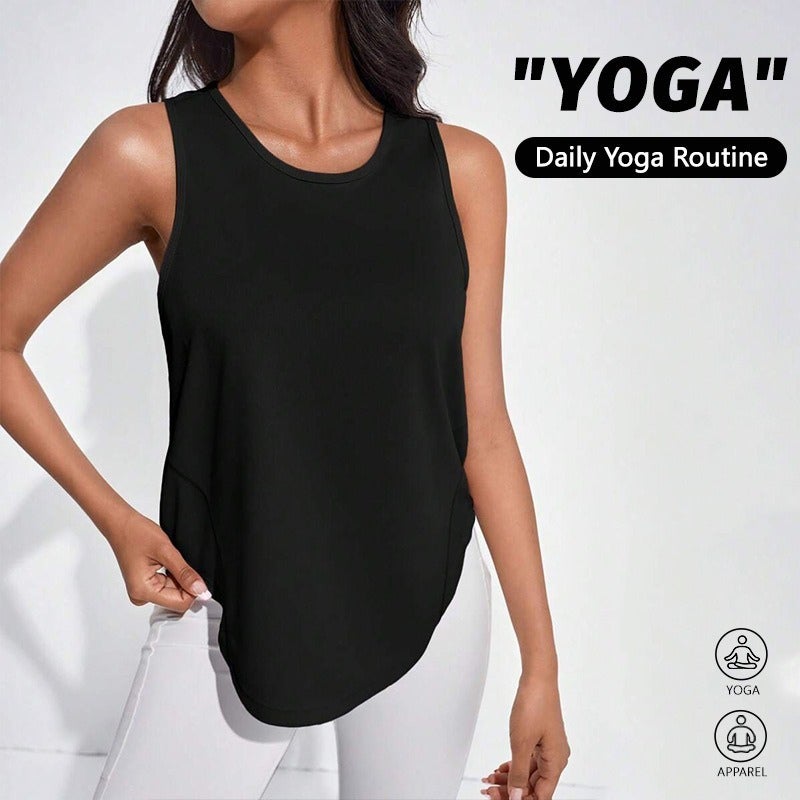 Women's Yoga Set: Racerback Tank Top & Leggings, Quick Dry Breathable - Image 2