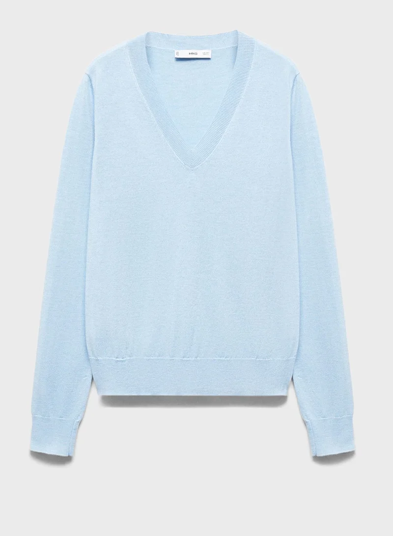 مانجو V-Neck Knitted Sweaters