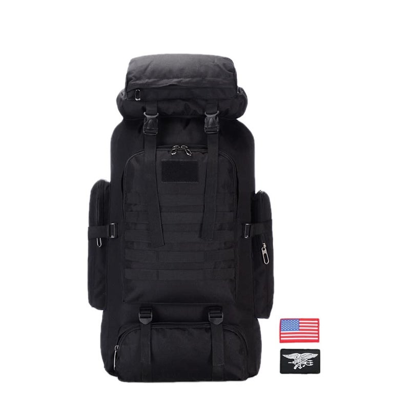 Waterproof Camping Hiking Backpack 70L 100L Molle Rucksack for Men Large Daypack for Travelling - Image 1