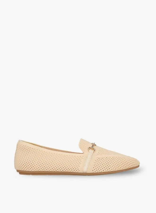 سيليست Women Metallic Accent Slip-On Loafers