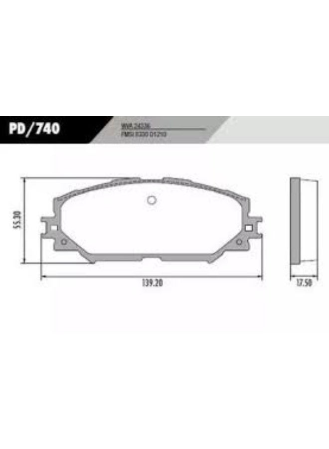 فحمات الفرامل - PD/740