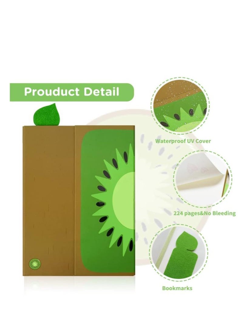 XiuWoo Notebook Journal Fruit with Magnetic Flap Closure, Classic Note book for Writing Sketching Cute Memo Diary Kids, Students, Teachers, 224 Pages, 5.3x7.6 inch - Image 4