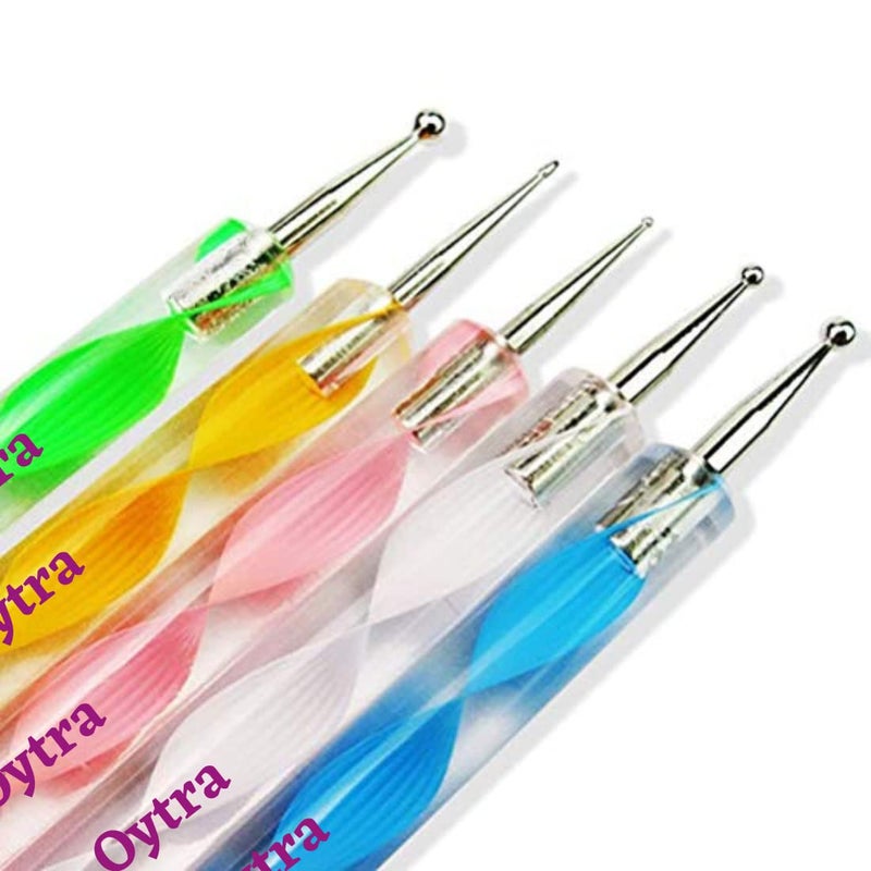 Oytra 13 Piece Mandala and Acrylic Dotting Tool Set Embossing Stylus for Pottery Ceramic and Polymer Clay Multicolour - Image 2