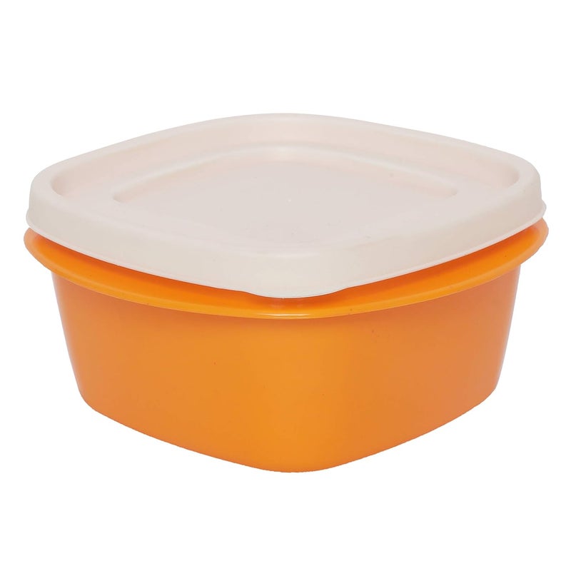 Cutting EDGE SnapTight Containers for Food Kitchen Freezer Storage nestable Stackable Airtight BPA Free Microwave Dishwasher Safe Set of 8 500ml Orange - Image 5