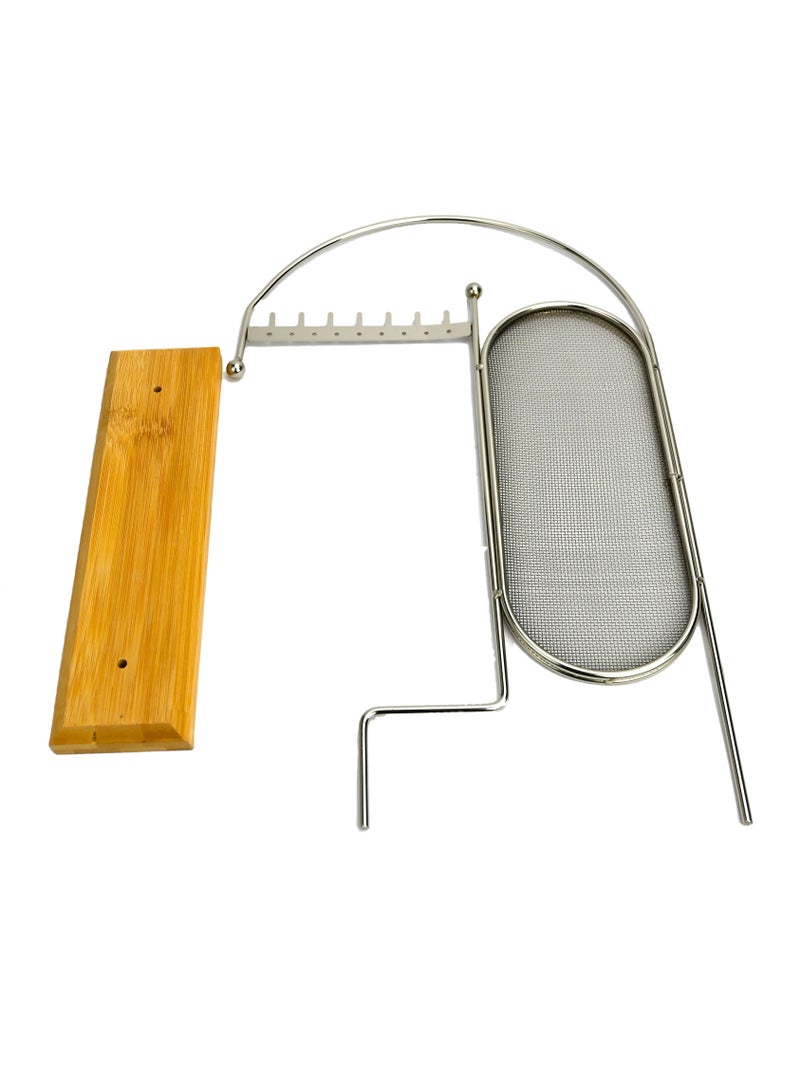Necklace Organizer for Jewelry, Hanger Stand Metal for Earing Holder, Hanger Stand for Women Accessories, Bedroom Accessories for Women Dresser, Bracelet Holder and Necklace Holder For Women - Image 3