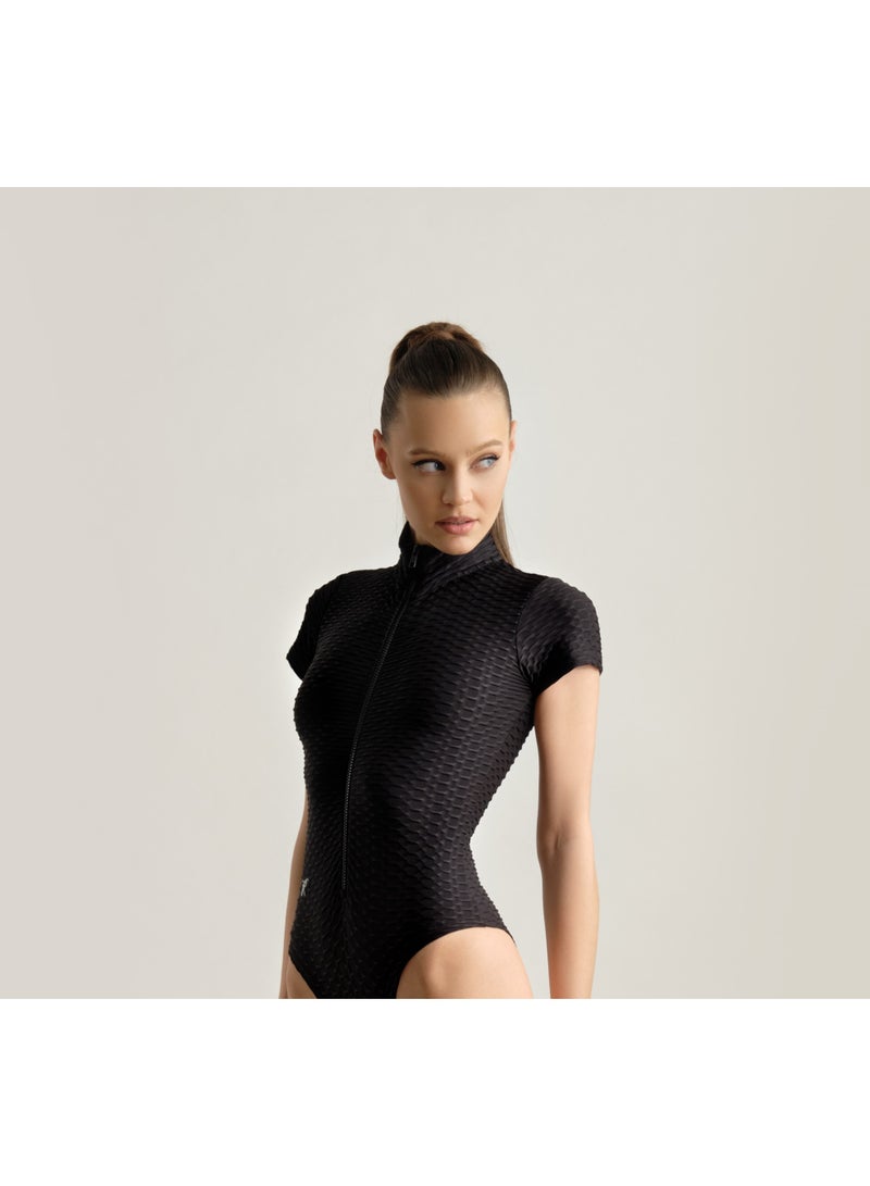 Tessitura Bodysuit 3D - Black  - Image 1
