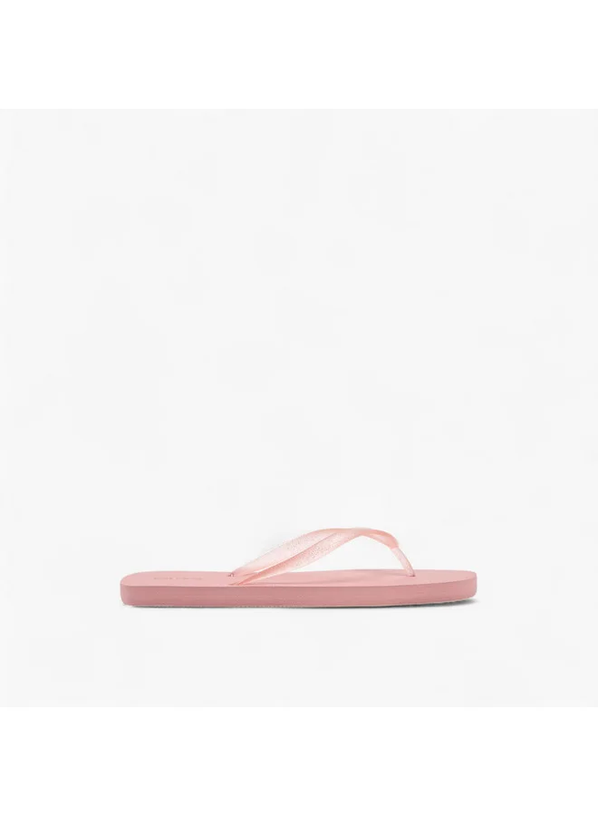 Celeste Women's Glitter Detail Flip Flops