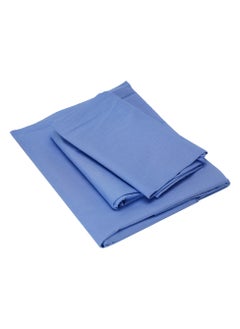 Home-Tex Design Hometex Design King Size 100% Cotton Solid Flat Sheet Set Lavande - 1 Flat Sheet (240x260 cm) + 2 Pillow Covers (50x80 cm)  - Image 3