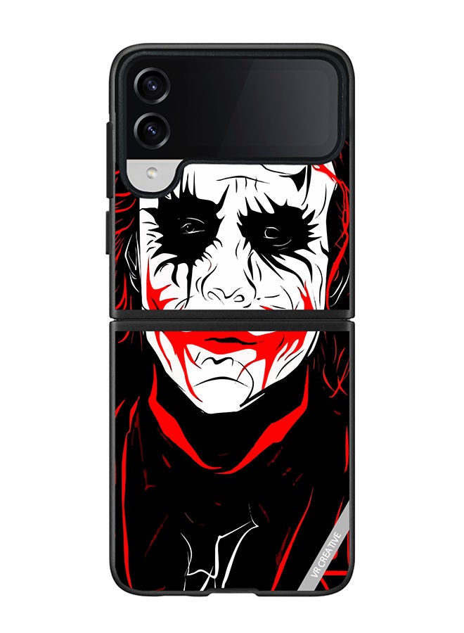 VR CREATIVE Protective Case Cover For Samsung Galaxy Z Flip4 Joker Design Multicolour - Image 1