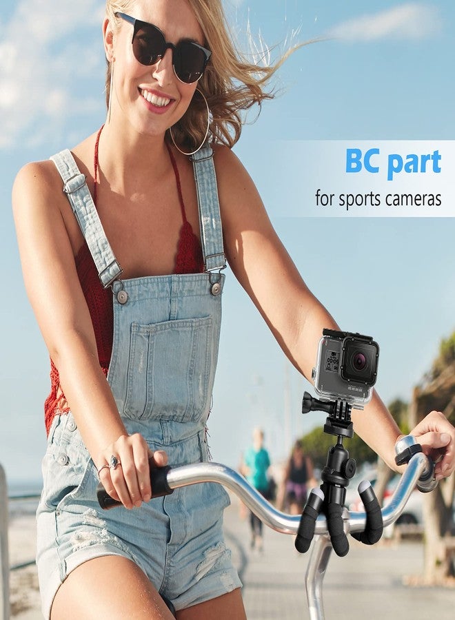 Ubeesize Phone Tripod, Portable and Flexible Tripods with Wireless Remote and Clip, Cell Phone Tripode Stand for Video Recording - Image 4