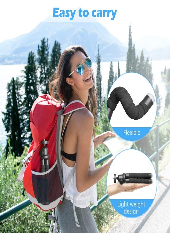 Ubeesize Phone Tripod, Portable and Flexible Tripods with Wireless Remote and Clip, Cell Phone Tripode Stand for Video Recording - Image 5