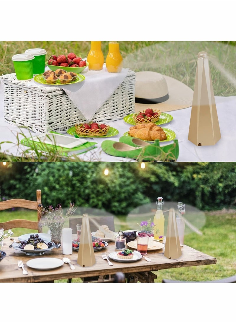KASTWAVE Fly Repellent Fan, Portable Picnic Table Fan, Outdoor Bug Fan Repellent for Indoor Outdoor Keep Flies Away from Your Food and Your Family ( 3 Pcs )  - Image 5