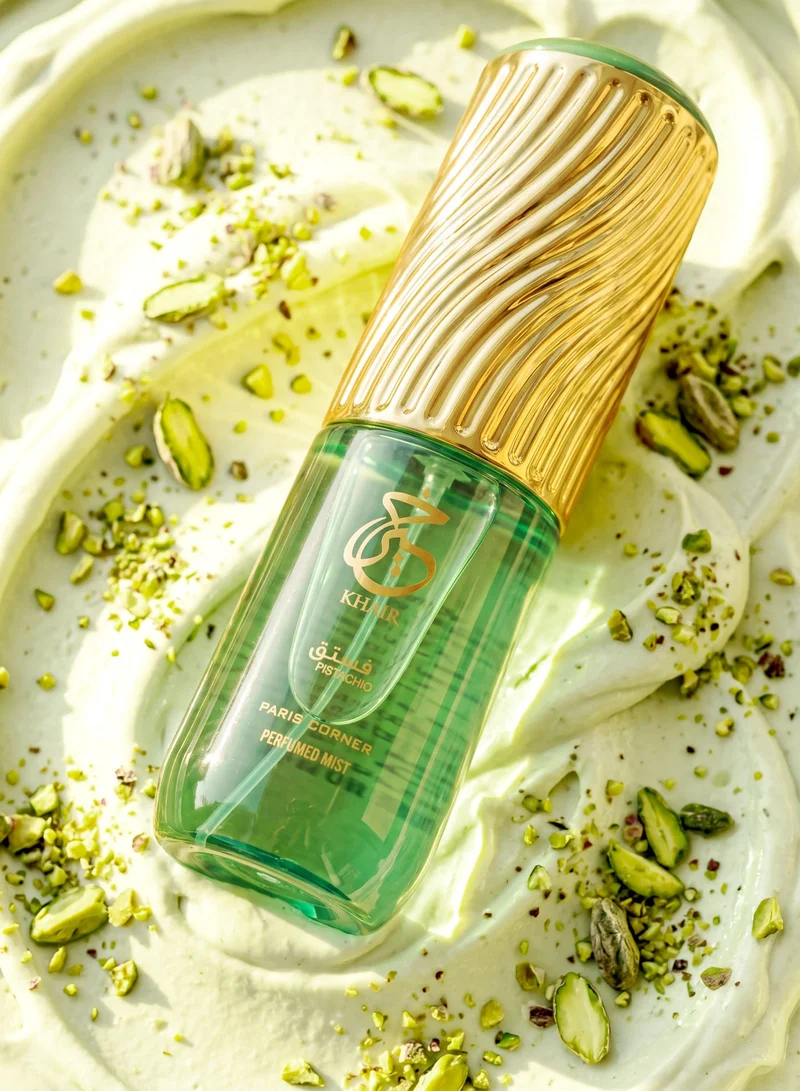 PARIS CORNER Paris Corner Khair Pistachio Body Mist for Women 200ml | Creamy Pistachio Gourmand Fragrance | Long-Lasting Refreshing Body Spray