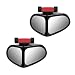 Dogary 2 PCS Car Blind Spot Mirror 360 Degrees Panoramic Adjustable Wideangle Mirror HD Waterproof Dualsided Glass Reverse Parking Auxiliary Tools Universal for Most Vehicles Black - Image 2