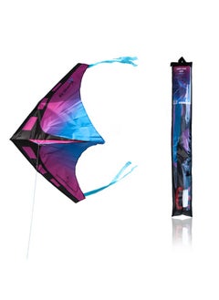 JUMEIRAH BEACH KITE طائرة ورقية بخط واحد للطيران في الهواء الطلق بطول 1.4 متر للمبتدئين إلى المتوسطين، خط واحد مع مقبض، حقيبة تخزين، ألعاب طائرة ورقية رياضية سهلة الطيران للأطفال والكبار  - Image 1