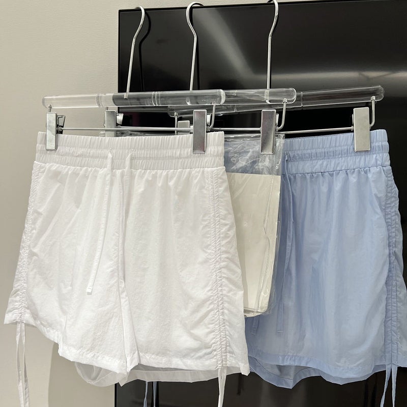 Women's Color-Blocked Yoga Shorts with Lining - Image 2