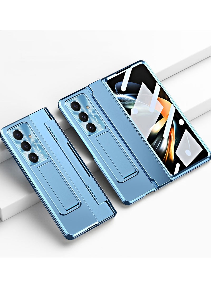 general Plating Bearing Hinge Protection Case for Samsung Galaxy Z Fold 7 5G 360° Full Package Shockproof Phone Cover for Z Fold 7
