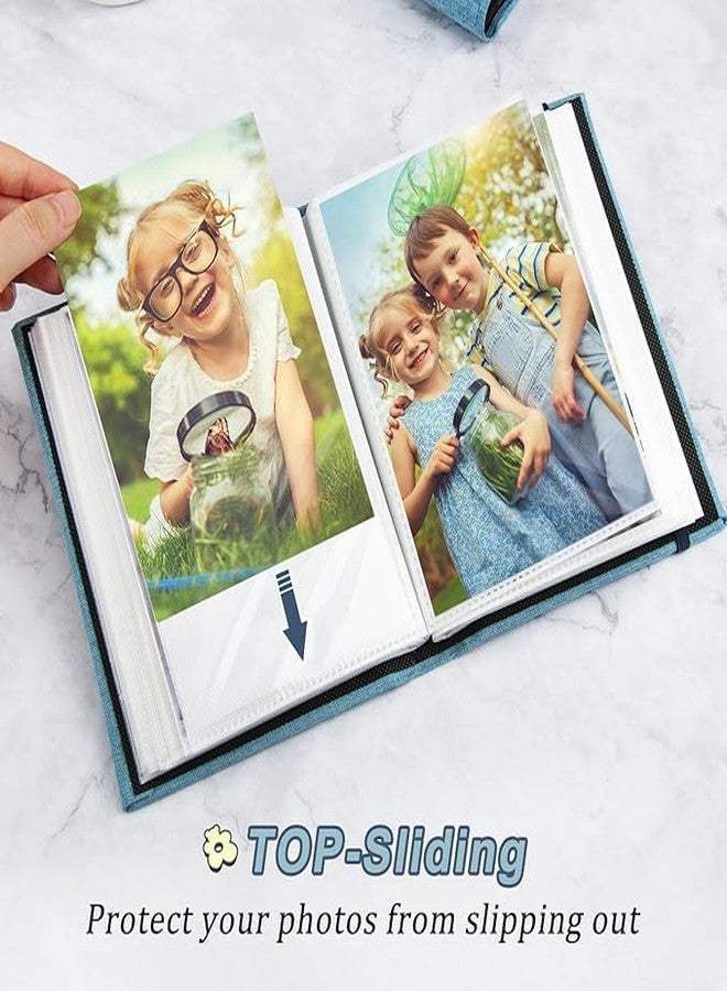 إيفن ألبوم صور، ألبوم لجمع الصور، مقاس 4 بوصة × 6 بوصة (10 × 15 سم)، ألبوم صور مع تصميم ورسومات على الغلاف (100 صورة) (حب وحلم) - Image 5