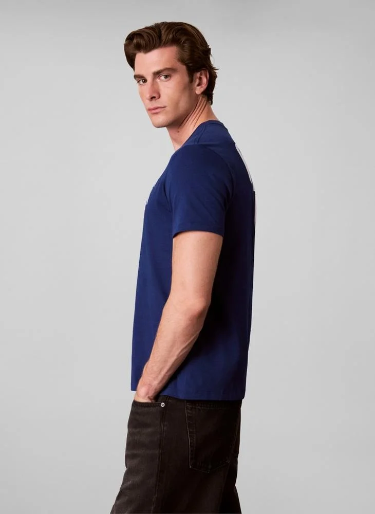 Calvin Klein Jeans  Block Logo Crew Neck T-Shirt for Men | Best Price UAE