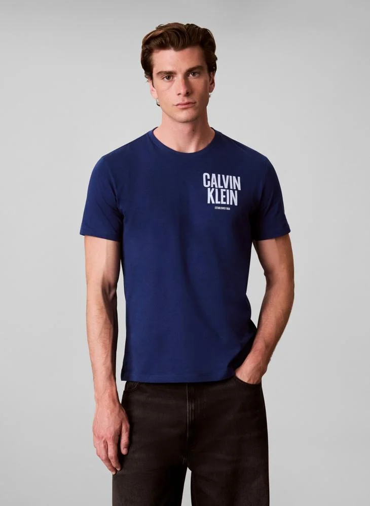 Block Logo Crew Neck T-Shirt