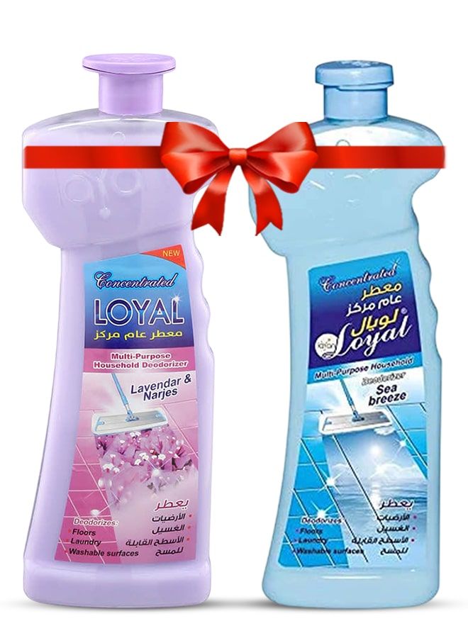 loyal Multi Purpose Household Deodorizer 2x700ml Lavender & Narjes + Sea Breeze
