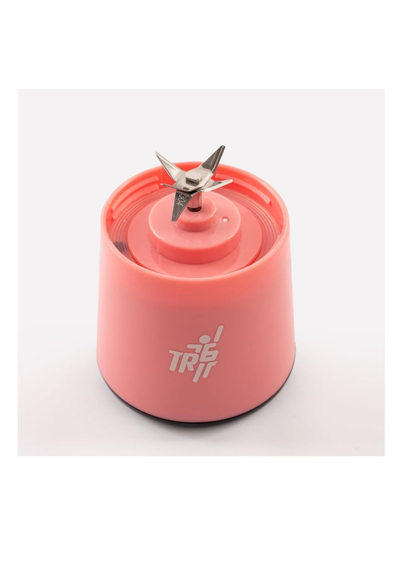 TR6 Blendmate Eco Portable Blender for Smoothies & Shakes – 380ML Rechargeable | Compact | Portable (Pink) - Image 5