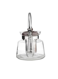 BASURRAH Heat Resistant Clear Glass Tea Coffee Pot Fire Pitcher with Infuser 0.6L/1.2L/1.4L/1.6L  - Image 5